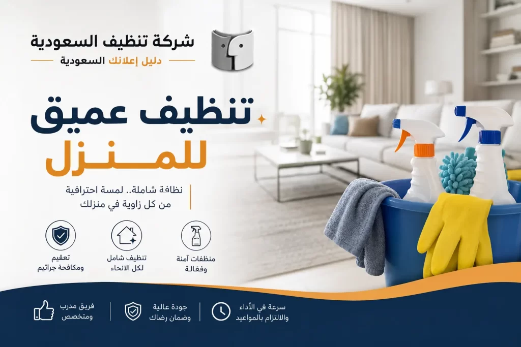 تنظيف عميق للمنزل: دليلك الشامل لتنظيف كل زاوية باحترافية