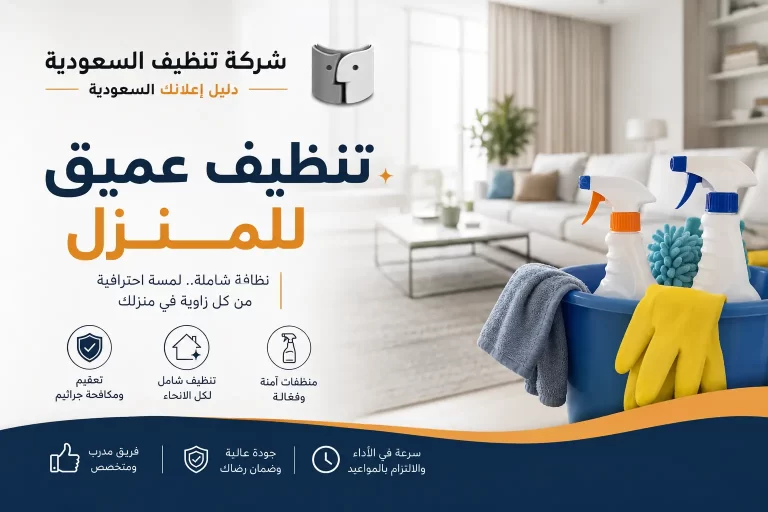 تنظيف عميق للمنزل