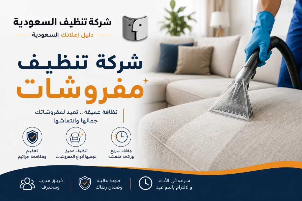 شركة تنظيف مفروشات: عناية متخصصة تحافظ على جمال أثاثك ومفروشاتك